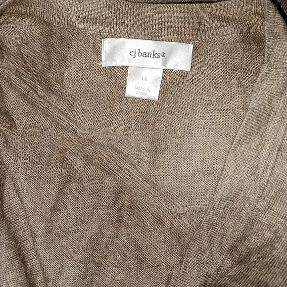 CJ Banks sweater with tiered attached tank - Picture 11 of 13